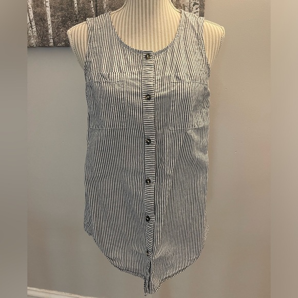 Ellen Tracy Linen Tank - Picture 1 of 2